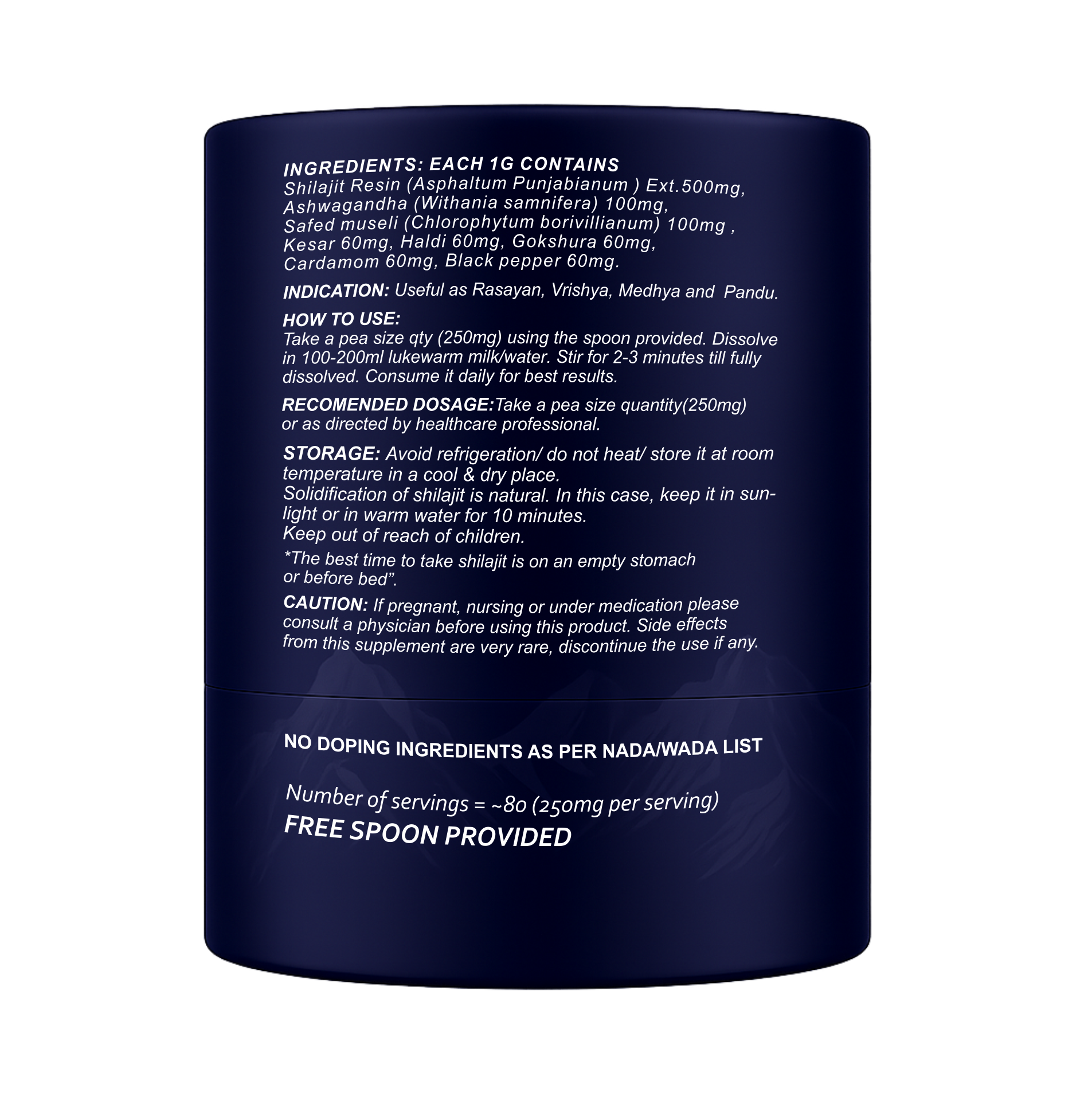 Premium Shilajit Gold Resin -85+ Minerals, 75% Fulvic Acid (20 Gram)